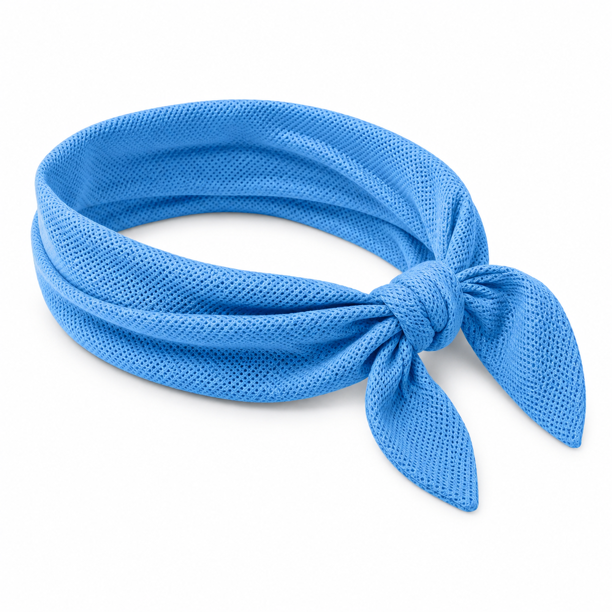 Evaporative cooling headband